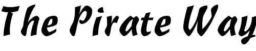 Font : OleScriptSSK-Regular Custom Text : The Pirate Way Test your own text here Click to download or to view this font on a tshirt that can be custom printed in Bali