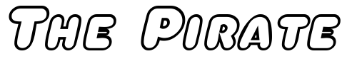 Font : OleadaOutlineSCapsSSK-BoldItalic Custom Text : The Pirate Way Test your own text here Click to download or to view this font on a tshirt that can be custom printed in Bali