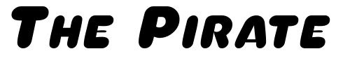 Font : OleadaSCapsSSK-Italic Custom Text : The Pirate Way Test your own text here Click to download or to view this font on a tshirt that can be custom printed in Bali
