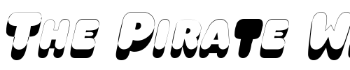 Font : OleadsShadowSCapsSSK-Italic Custom Text : The Pirate Way Test your own text here Click to download or to view this font on a tshirt that can be custom printed in Bali
