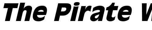 Font : OliviaAntiqueBlack-Italic Custom Text : The Pirate Way Test your own text here Click to download or to view this font on a tshirt that can be custom printed in Bali