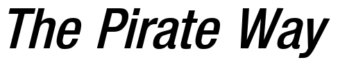 Font : Olnova-DemiBoldCondIta Custom Text : The Pirate Way Test your own text here Click to download or to view this font on a tshirt that can be custom printed in Bali