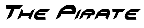 Font : Omni-Girl-Condensed-Italic Custom Text : The Pirate Way Test your own text here Click to download or to view this font on a tshirt that can be custom printed in Bali