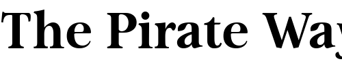 Font : Omnibus-Bold Custom Text : The Pirate Way Test your own text here Click to download or to view this font on a tshirt that can be custom printed in Bali