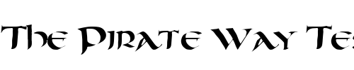 Font : Oncial Custom Text : The Pirate Way Test your own text here Click to download or to view this font on a tshirt that can be custom printed in Bali