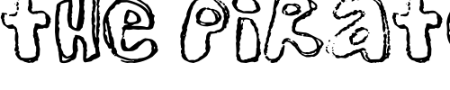 Font : One-Lousy-Bottom Custom Text : The Pirate Way Test your own text here Click to download or to view this font on a tshirt that can be custom printed in Bali
