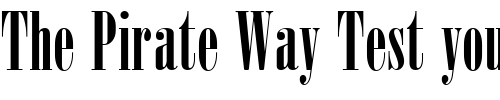 Font : Onyx-ICG Custom Text : The Pirate Way Test your own text here Click to download or to view this font on a tshirt that can be custom printed in Bali
