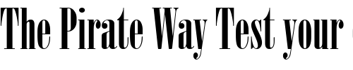 Font : Onyx-MT Custom Text : The Pirate Way Test your own text here Click to download or to view this font on a tshirt that can be custom printed in Bali