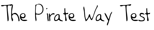 Font : OpalsHand-Regular Custom Text : The Pirate Way Test your own text here Click to download or to view this font on a tshirt that can be custom printed in Bali