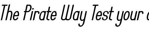 Font : Operator-Nine-BTN-BoldOblique Custom Text : The Pirate Way Test your own text here Click to download or to view this font on a tshirt that can be custom printed in Bali