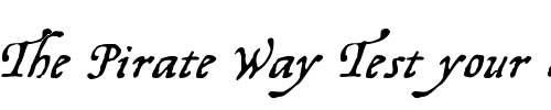Font : Opsmarckt-Alternative Custom Text : The Pirate Way Test your own text here Click to download or to view this font on a tshirt that can be custom printed in Bali