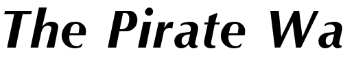 Font : Optane-Bold-Italic Custom Text : The Pirate Way Test your own text here Click to download or to view this font on a tshirt that can be custom printed in Bali