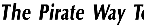 Font : OptaneCompactExtrabold-Italic Custom Text : The Pirate Way Test your own text here Click to download or to view this font on a tshirt that can be custom printed in Bali