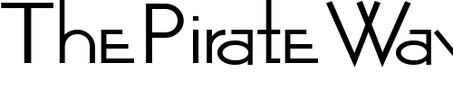 Font : Opticon-One1 Custom Text : The Pirate Way Test your own text here Click to download or to view this font on a tshirt that can be custom printed in Bali