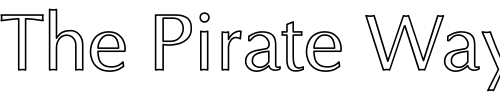 Font : Optima-Hollow Custom Text : The Pirate Way Test your own text here Click to download or to view this font on a tshirt that can be custom printed in Bali