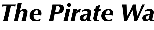 Font : OptimaLTStd-BlackItalic Custom Text : The Pirate Way Test your own text here Click to download or to view this font on a tshirt that can be custom printed in Bali
