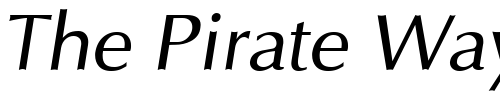 Font : Optimal-Oblique Custom Text : The Pirate Way Test your own text here Click to download or to view this font on a tshirt that can be custom printed in Bali
