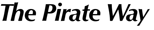 Font : OpusTwo-BoldItalic Custom Text : The Pirate Way Test your own text here Click to download or to view this font on a tshirt that can be custom printed in Bali