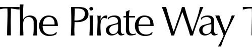 Font : OpusTwo-Regular Custom Text : The Pirate Way Test your own text here Click to download or to view this font on a tshirt that can be custom printed in Bali