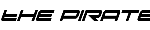 Font : Oramac-ItaliCon Custom Text : The Pirate Way Test your own text here Click to download or to view this font on a tshirt that can be custom printed in Bali