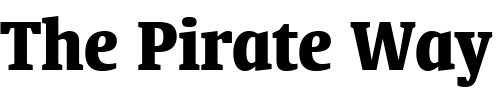 Font : Oranda-Bold-Condensed-GX-BT Custom Text : The Pirate Way Test your own text here Click to download or to view this font on a tshirt that can be custom printed in Bali