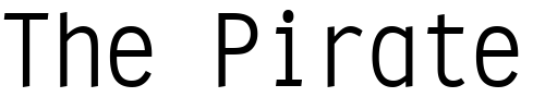 Font : Orator-10-Pitch-BT Custom Text : The Pirate Way Test your own text here Click to download or to view this font on a tshirt that can be custom printed in Bali