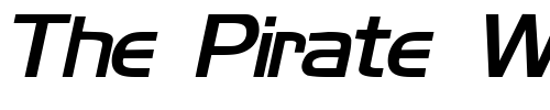 Font : Orbit-Bold-Italc Custom Text : The Pirate Way Test your own text here Click to download or to view this font on a tshirt that can be custom printed in Bali