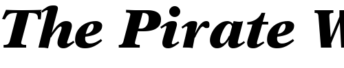 Font : Orchid-Black-SSi-Black-Italic Custom Text : The Pirate Way Test your own text here Click to download or to view this font on a tshirt that can be custom printed in Bali