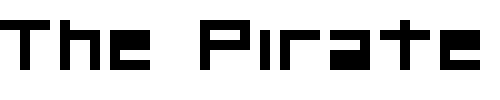 Font : Org_v01 Custom Text : The Pirate Way Test your own text here Click to download or to view this font on a tshirt that can be custom printed in Bali