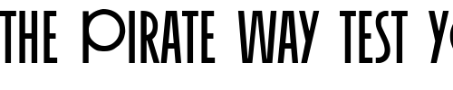 Font : Organ-Regular-DB Custom Text : The Pirate Way Test your own text here Click to download or to view this font on a tshirt that can be custom printed in Bali