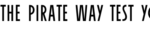 Font : Organda-MN-Bold Custom Text : The Pirate Way Test your own text here Click to download or to view this font on a tshirt that can be custom printed in Bali