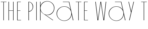 Font : Organda-Regular Custom Text : The Pirate Way Test your own text here Click to download or to view this font on a tshirt that can be custom printed in Bali