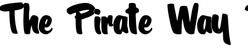 Font : OrielScriptSSK Custom Text : The Pirate Way Test your own text here Click to download or to view this font on a tshirt that can be custom printed in Bali