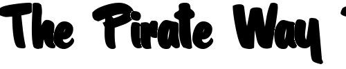 Font : OrielScriptSSK-Bold Custom Text : The Pirate Way Test your own text here Click to download or to view this font on a tshirt that can be custom printed in Bali