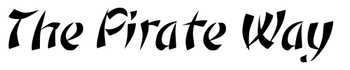 Font : Orient1-Italic Custom Text : The Pirate Way Test your own text here Click to download or to view this font on a tshirt that can be custom printed in Bali