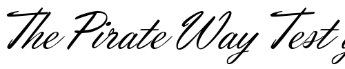 Font : OrionScriptNormal Custom Text : The Pirate Way Test your own text here Click to download or to view this font on a tshirt that can be custom printed in Bali