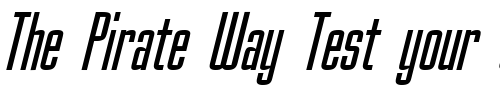 Font : OrlandoItalics Custom Text : The Pirate Way Test your own text here Click to download or to view this font on a tshirt that can be custom printed in Bali