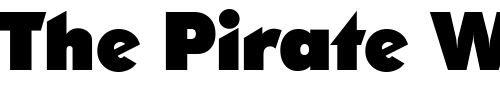 Font : Ornitons-Serial-Heavy-Regular Custom Text : The Pirate Way Test your own text here Click to download or to view this font on a tshirt that can be custom printed in Bali