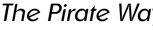 Font : OrnitonsLH-Italic Custom Text : The Pirate Way Test your own text here Click to download or to view this font on a tshirt that can be custom printed in Bali