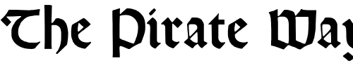 Font : Orotund-Heavy Custom Text : The Pirate Way Test your own text here Click to download or to view this font on a tshirt that can be custom printed in Bali