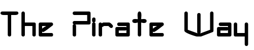 Font : OscilloSSK-Bold Custom Text : The Pirate Way Test your own text here Click to download or to view this font on a tshirt that can be custom printed in Bali