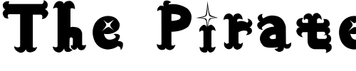 Font : Oshare-Black Custom Text : The Pirate Way Test your own text here Click to download or to view this font on a tshirt that can be custom printed in Bali