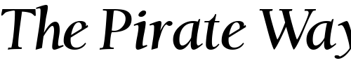 Font : OstentiaSSK Custom Text : The Pirate Way Test your own text here Click to download or to view this font on a tshirt that can be custom printed in Bali