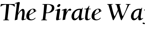 Font : OstentiaSSK-Regular Custom Text : The Pirate Way Test your own text here Click to download or to view this font on a tshirt that can be custom printed in Bali