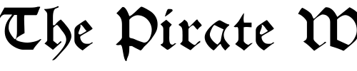 Font : Ostgotisch Custom Text : The Pirate Way Test your own text here Click to download or to view this font on a tshirt that can be custom printed in Bali
