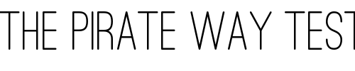 Font : Ostrich-Sans-Rounded-Medium Custom Text : The Pirate Way Test your own text here Click to download or to view this font on a tshirt that can be custom printed in Bali