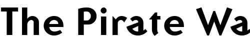 Font : Ottomat-Bold Custom Text : The Pirate Way Test your own text here Click to download or to view this font on a tshirt that can be custom printed in Bali