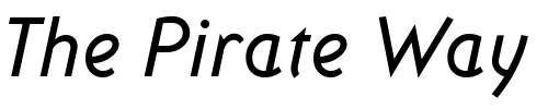 Font : Ottomat-Italic Custom Text : The Pirate Way Test your own text here Click to download or to view this font on a tshirt that can be custom printed in Bali