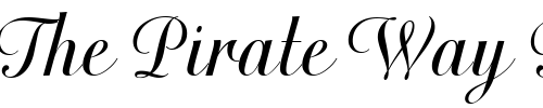 Font : OttumHmkBold Custom Text : The Pirate Way Test your own text here Click to download or to view this font on a tshirt that can be custom printed in Bali