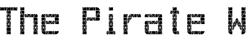 Font : Out-AEG-LCD Custom Text : The Pirate Way Test your own text here Click to download or to view this font on a tshirt that can be custom printed in Bali